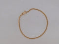 10k Yellow Gold Pulsera Solida De Fabrica 4.9g