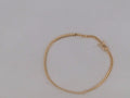 10k Yellow Gold Pulsera Solida De Fabrica 4.8g