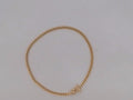 10k Yellow Gold Pulsera Solida De Fabrica 4.7g