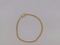 10k Yellow Gold Pulsera Solida De Fabrica 4.4g