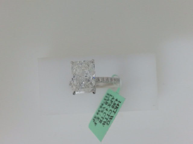 14k Yellow Gold Diamond Wedding Ring Lab 3.9g
