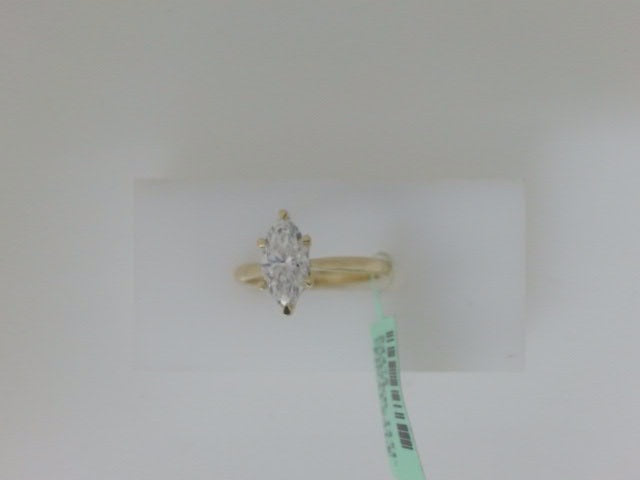14k Yellow Gold Diamond Wedding Ring Lab 2.6g