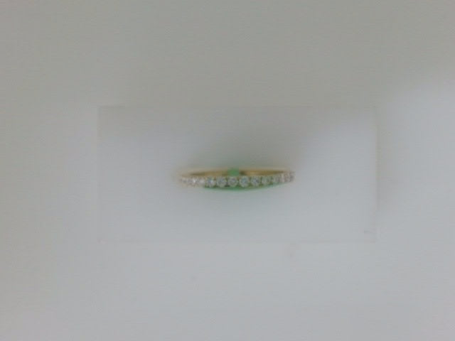 14k Yellow Gold Diamond Wedding Ring Lab 1.5g