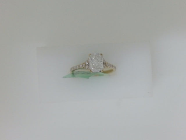 14k Yellow Gold Diamond Wedding Ring Lab 2.1g