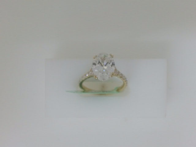 14k Yellow Gold Diamond Wedding Ring Lab 3.2g