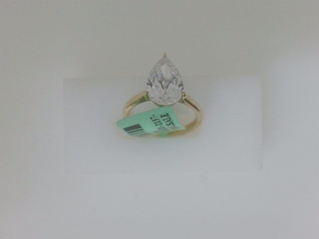 14k Yellow Gold Diamond Wedding Ring Lab 3.5g