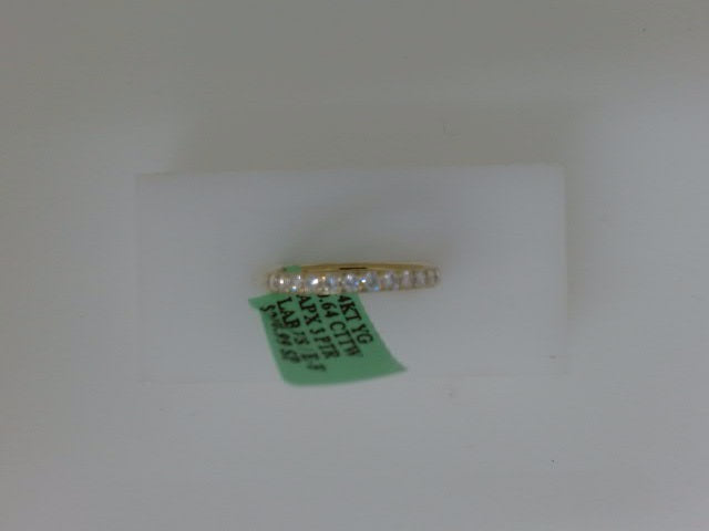 14 KT DIAMOND WEDDING RING LAB