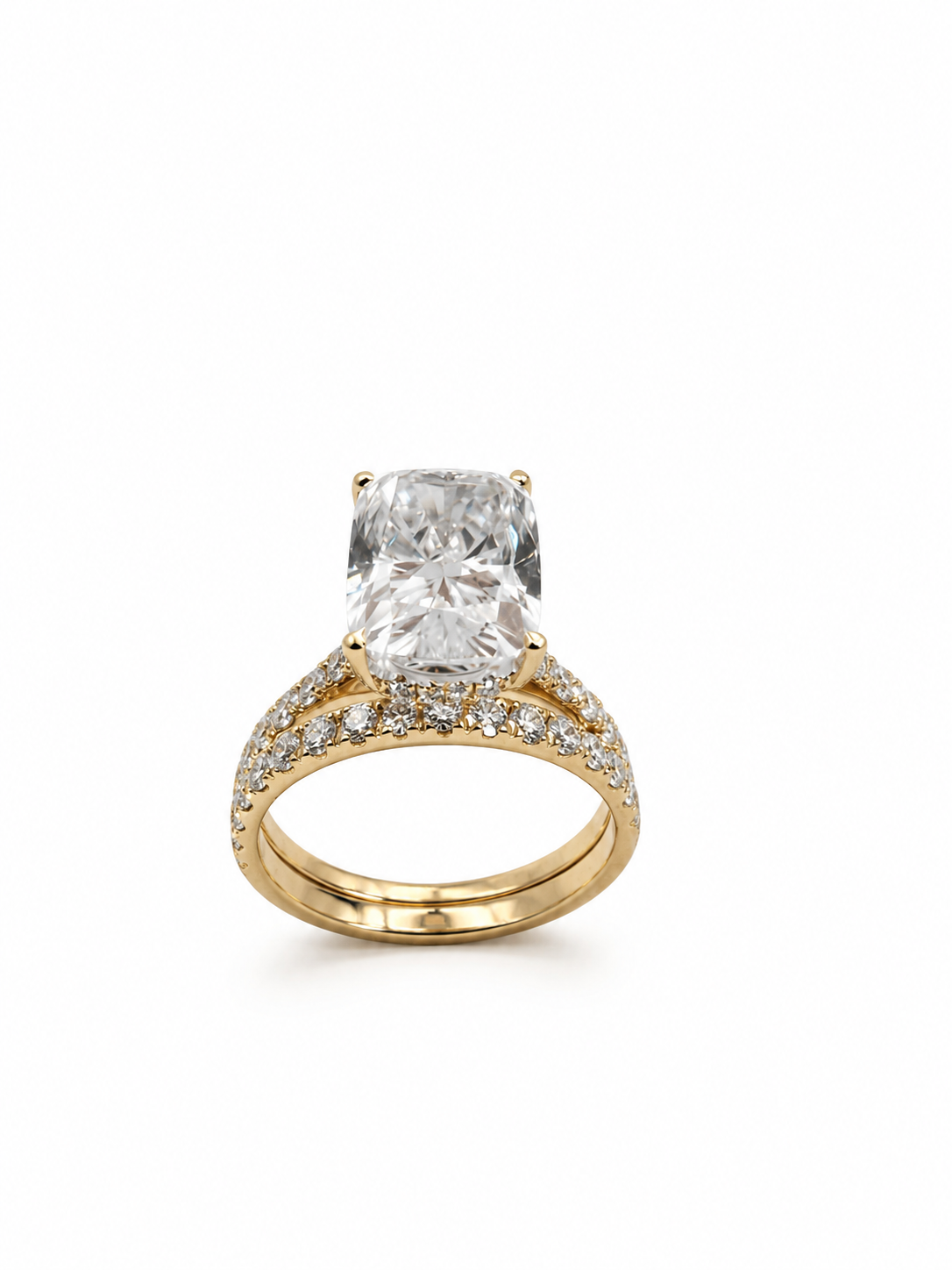 14 KT ANILLOS DE COMPROMISO DE MUJER CON DIAMANTES LAB