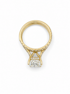 14 KT ANILLOS DE COMPROMISO DE MUJER CON DIAMANTES LAB
