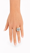 14 KT ANILLOS DE COMPROMISO DE MUJER CON DIAMANTES LAB