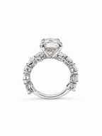 14 KT ANILLOS DE COMPROMISO DE MUJER CON DIAMANTES LAB