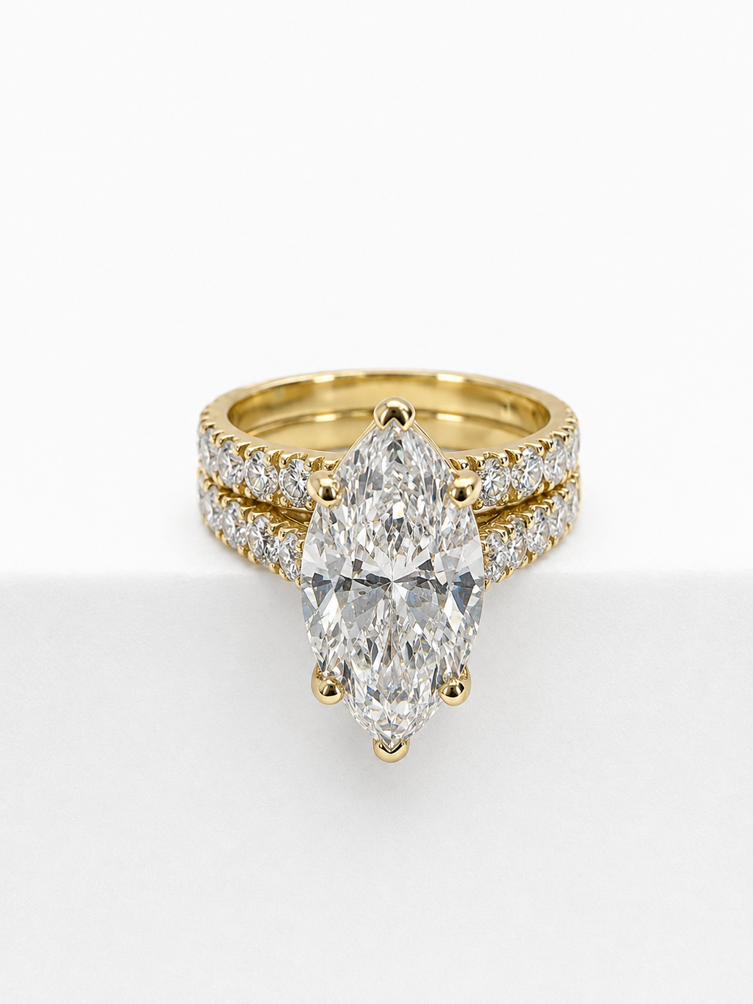 14 KT ANILLOS DE COMPROMISO DE MUJER CON DIAMANTES LAB