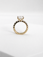14 KT ANILLOS DE COMPROMISO DE MUJER CON DIAMANTES LAB