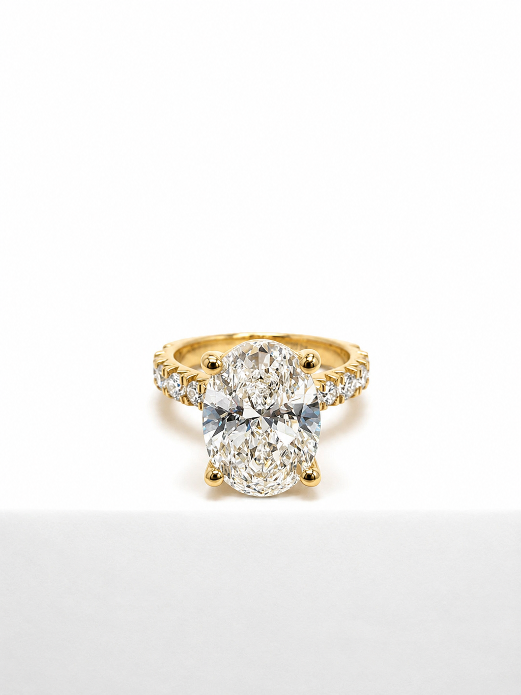 14 KT ANILLOS DE COMPROMISO DE MUJER CON DIAMANTES LAB