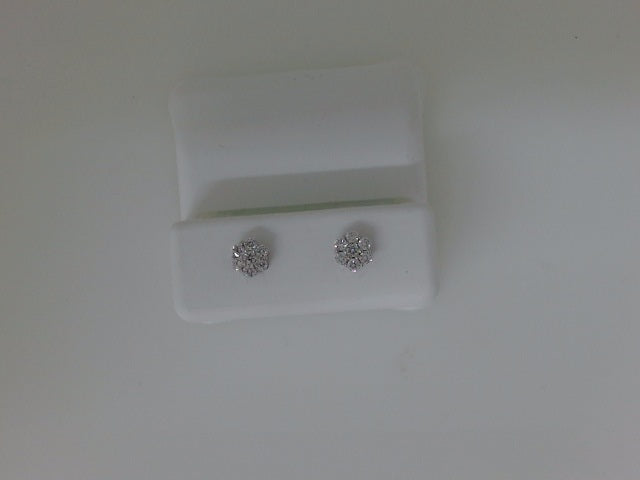 10k Yellow Gold Aretes Diamante De Laboratorio g