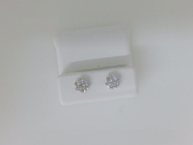 10k Yellow Gold Aretes Diamante De Laboratorio g