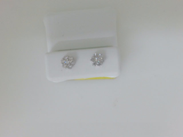 10k Yellow Gold Aretes Diamante De Laboratorio g