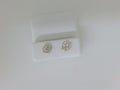 10k Yellow Gold Aretes Diamante De Laboratorio g