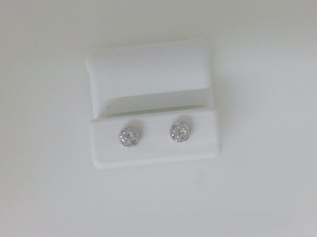 10k Yellow Gold Aretes Diamante De Laboratorio g