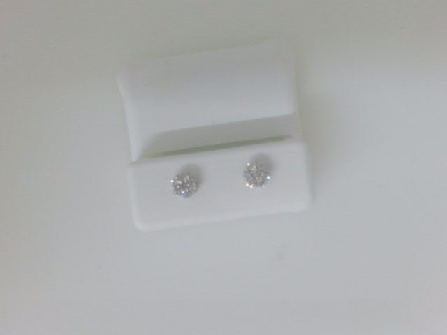 10k Yellow Gold Aretes Diamante De Laboratorio g