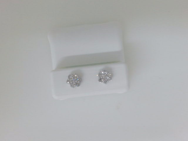 10k Yellow Gold Aretes Diamante De Laboratorio g