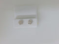 10k Yellow Gold Aretes Diamante De Laboratorio g