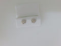 10k Yellow Gold Aretes Diamante De Laboratorio g