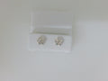 10k Yellow Gold Aretes Diamante De Laboratorio g