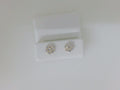 10k Yellow Gold Aretes Diamante De Laboratorio g