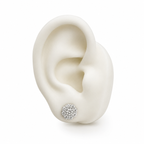 10K ARETES DIAMANTE DE  LABORATORIO