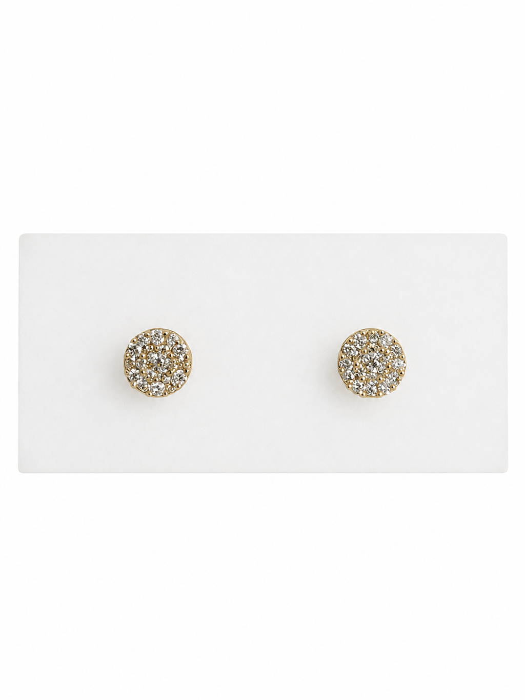 10K ARETES DIAMANTE DE  LABORATORIO