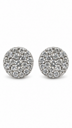 10K ARETES DIAMANTE DE  LABORATORIO