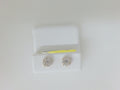 14k Yellow Gold Aretes Diamante De Laboratorio g