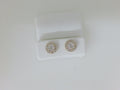 14k Yellow Gold Aretes Diamante De Laboratorio g