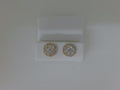 14K ARETES DIAMANTE DE LABORATORIO