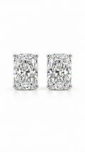 14K ARETES DIAMANTE DE LABORATORIO