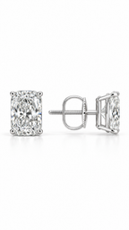 14K ARETES DIAMANTE DE LABORATORIO