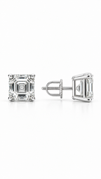 14K ARETES DIAMANTE DE LABORATORIO