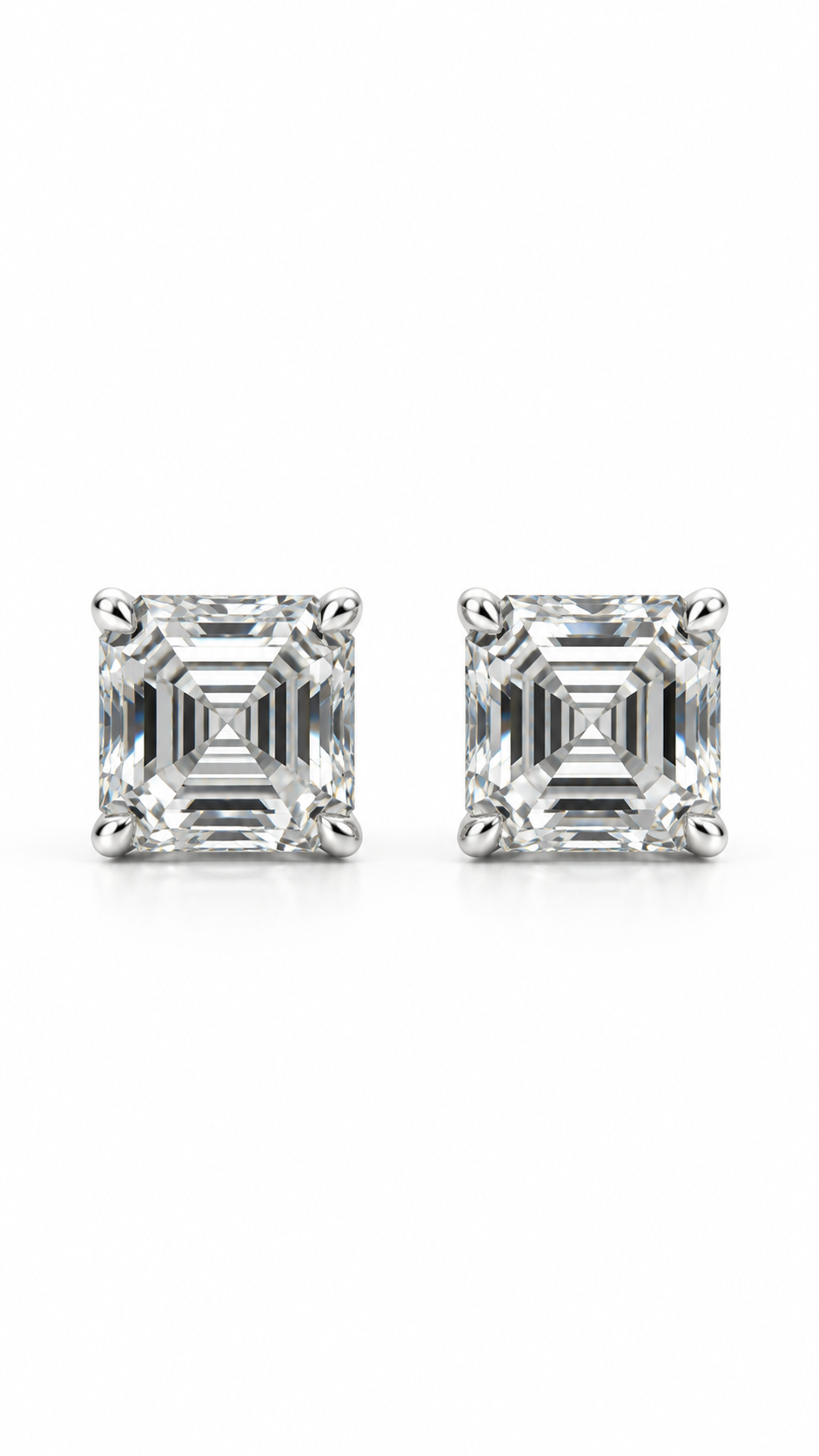 14K ARETES DIAMANTE DE LABORATORIO
