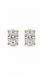 14K ARETES DIAMANTE DE LABORATORIO