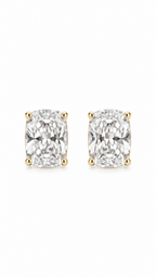 14K ARETES DIAMANTE DE LABORATORIO