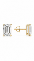14K ARETES DIAMANTE DE LABORATORIO