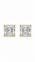 14K ARETES DIAMANTE DE LABORATORIO