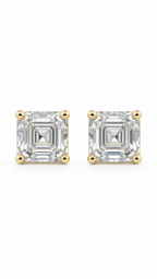 14K ARETES DIAMANTE DE LABORATORIO
