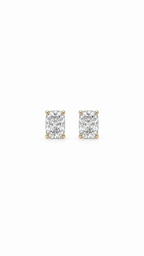 14K ARETES DIAMANTE DE LABORATORIO