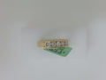 14k Yellow Gold Men's Diamante Wedding Ring De Laboratorio 6.2g