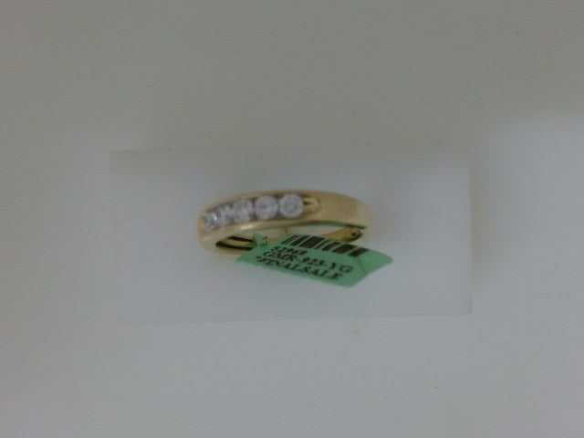 14K MENS DIAMOND WEDDING RING DE LABORATORIO
