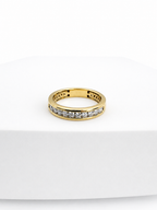 14KT ANILLOS DE COMPROMISO DE HOMBRE CON DIAMANTES DE LAB