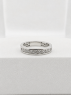 14KT ANILLOS DE COMPROMISO DE HOMBRE CON DIAMANTES DE LAB