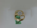 14K SET DIAMOND WEDDING RING DE LABORATORIO